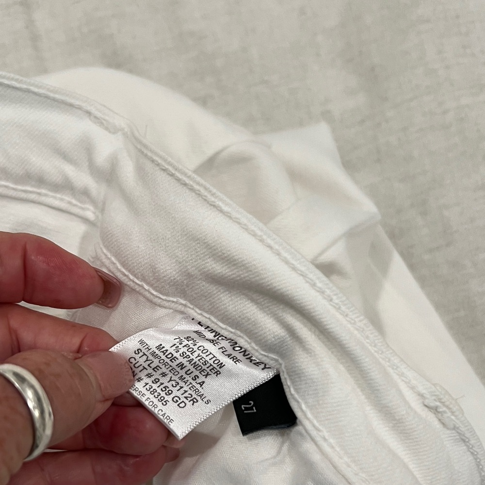 Flying Monkey Crisp White Denim - Picture 3 of 4